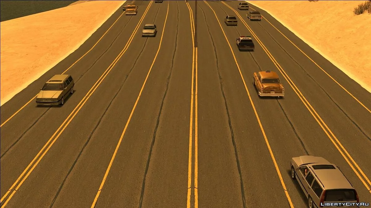 Jalan Realistis di HQ (Versi Diperbaiki) / GTA San Andreas
