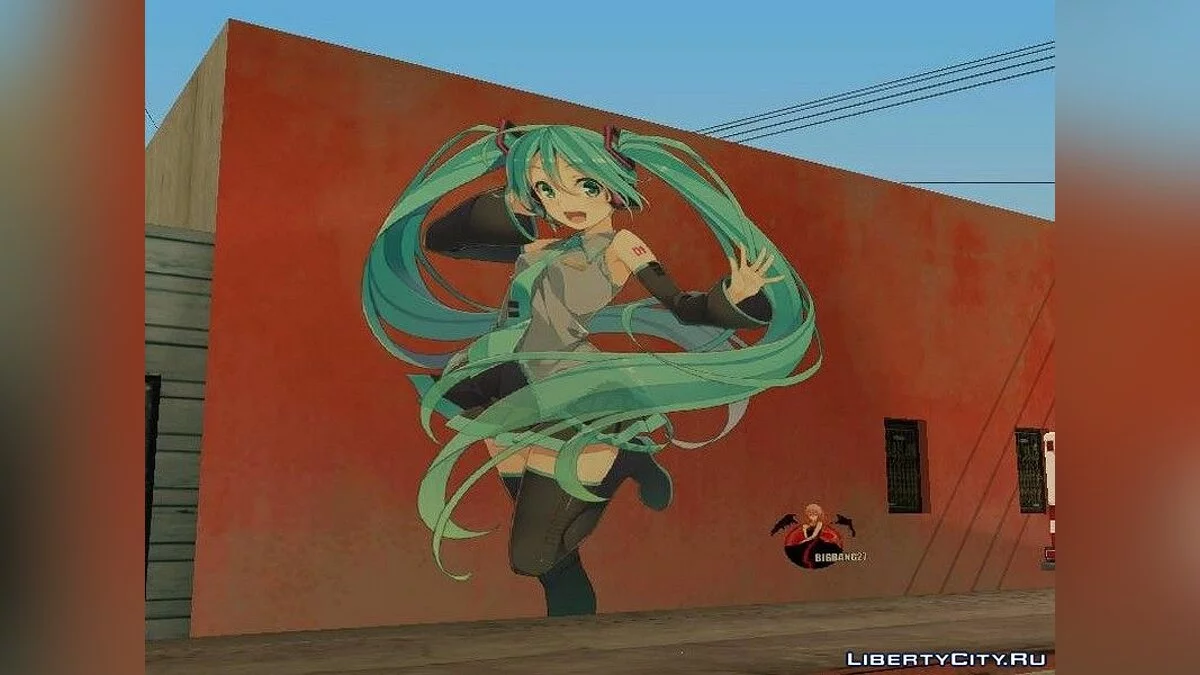 Hatsune Miku Graffiti / GTA San Andreas