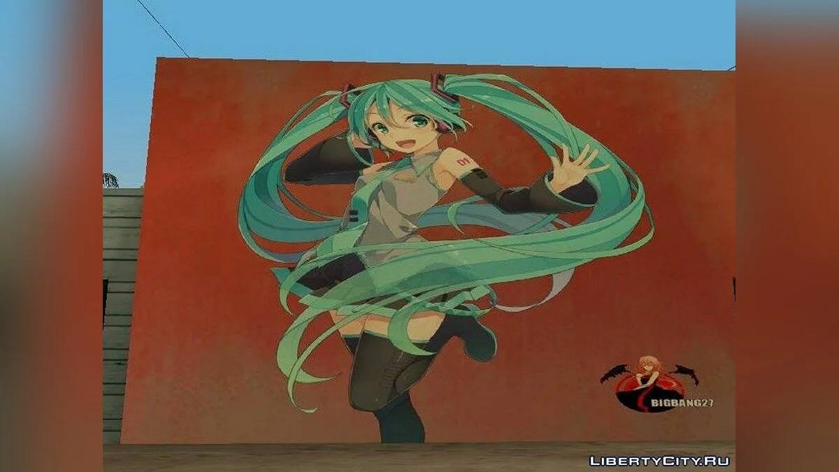 Hatsune Miku Graffiti / GTA San Andreas