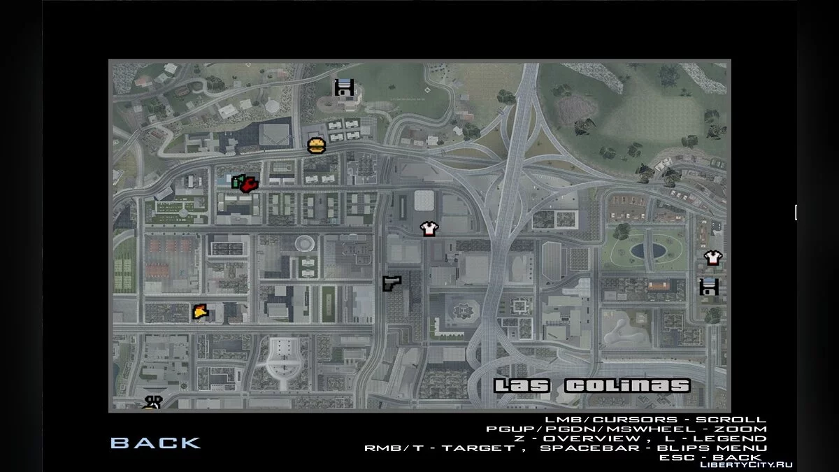 Супутникова міні-карта - HQ Радар / GTA San Andreas