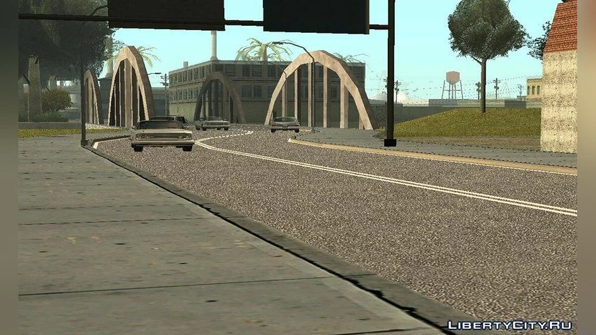 Нові HD дороги для Лос-Сантоса / GTA San Andreas