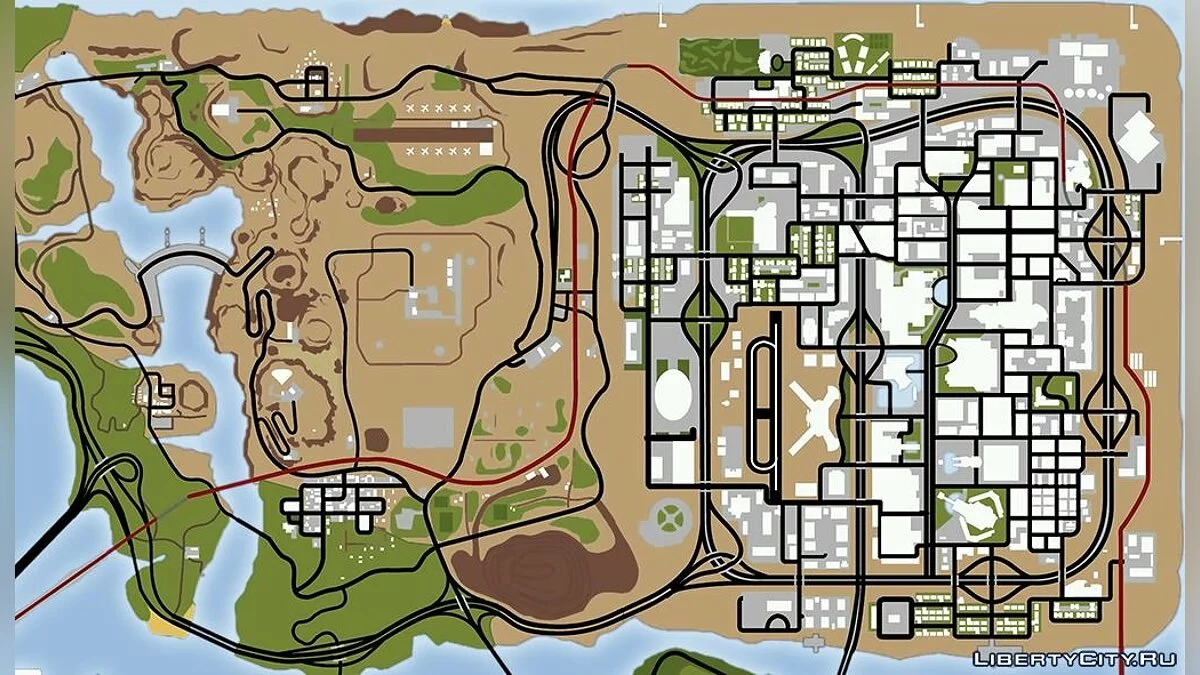 SA雷达更新v1.0 - 新的丰富地图 / GTA San Andreas