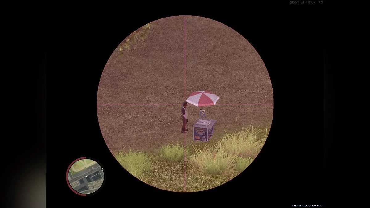 Sniper Rifle Scope from GTA 4 / GTA San Andreas