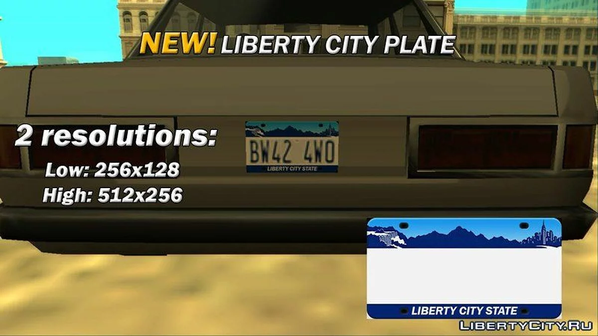 GTA 5 License Plates (2nd pack) / GTA San Andreas