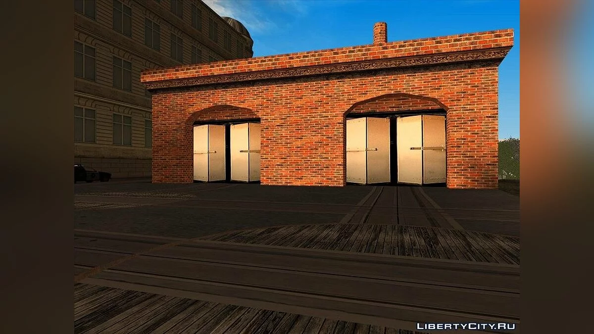 Ретекстура трамвайного депо / GTA San Andreas
