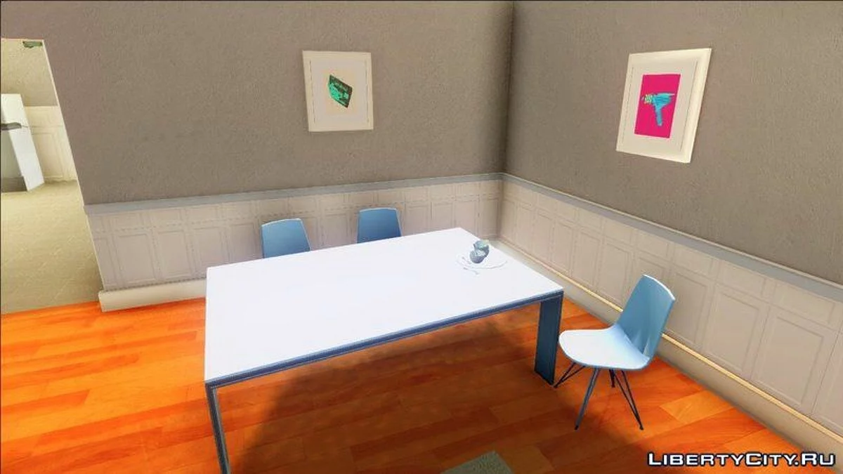 Intérieur de la maison de CJ dans le style de GTA Online / GTA San Andreas