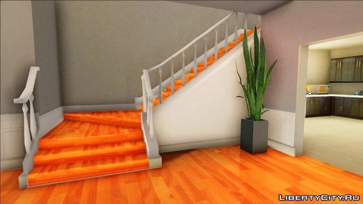 Intérieur de la maison de CJ dans le style de GTA Online / GTA San Andreas