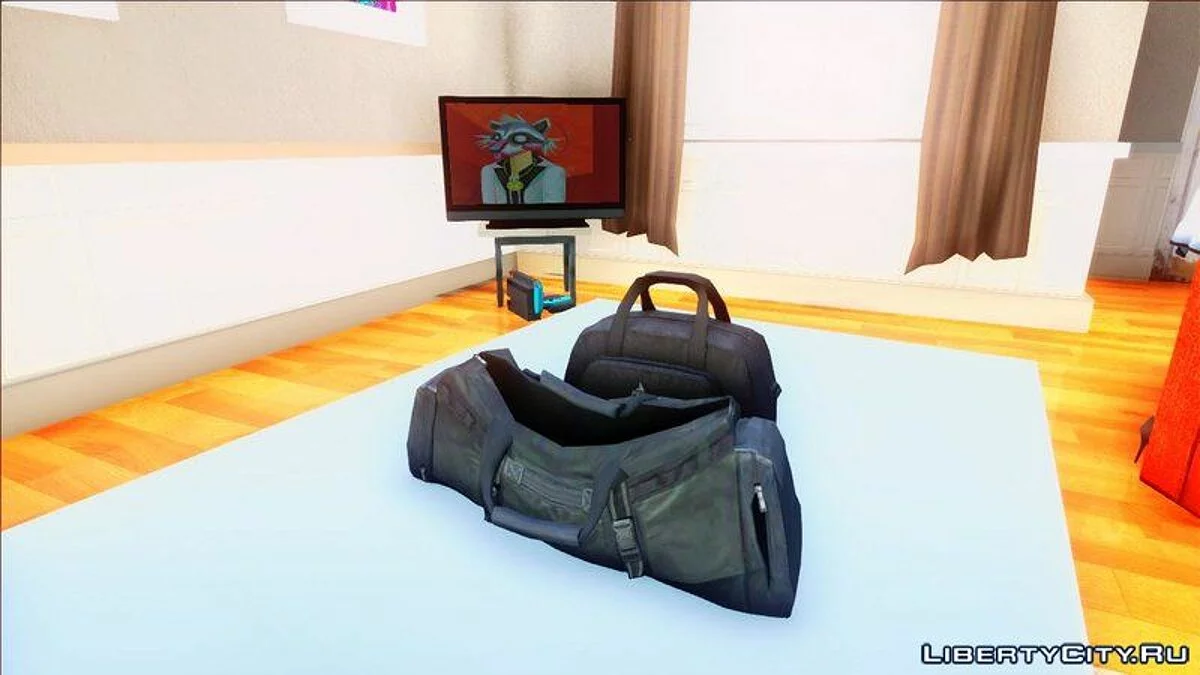 Intérieur de la maison de CJ dans le style de GTA Online / GTA San Andreas