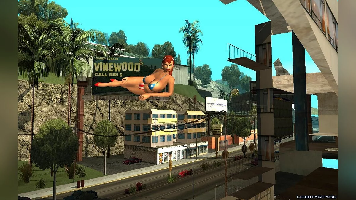 Candy Suxx HD Billboard / GTA San Andreas