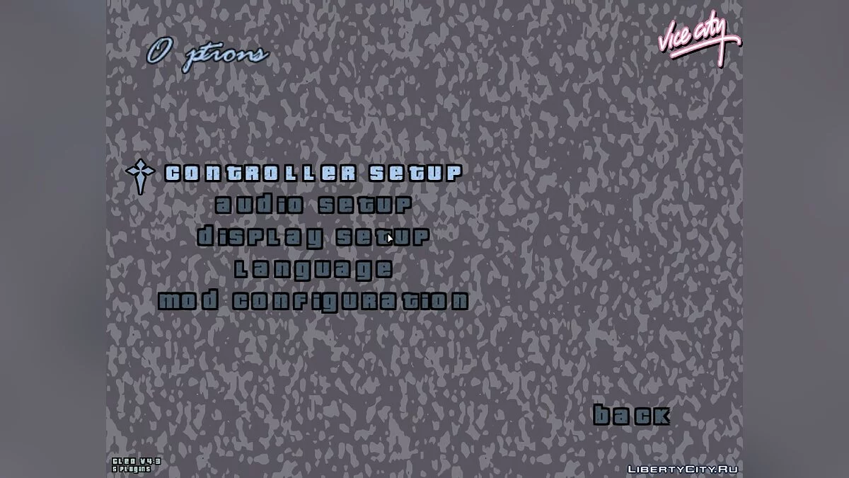 Vice City Style Menus and Loading Screens / GTA San Andreas