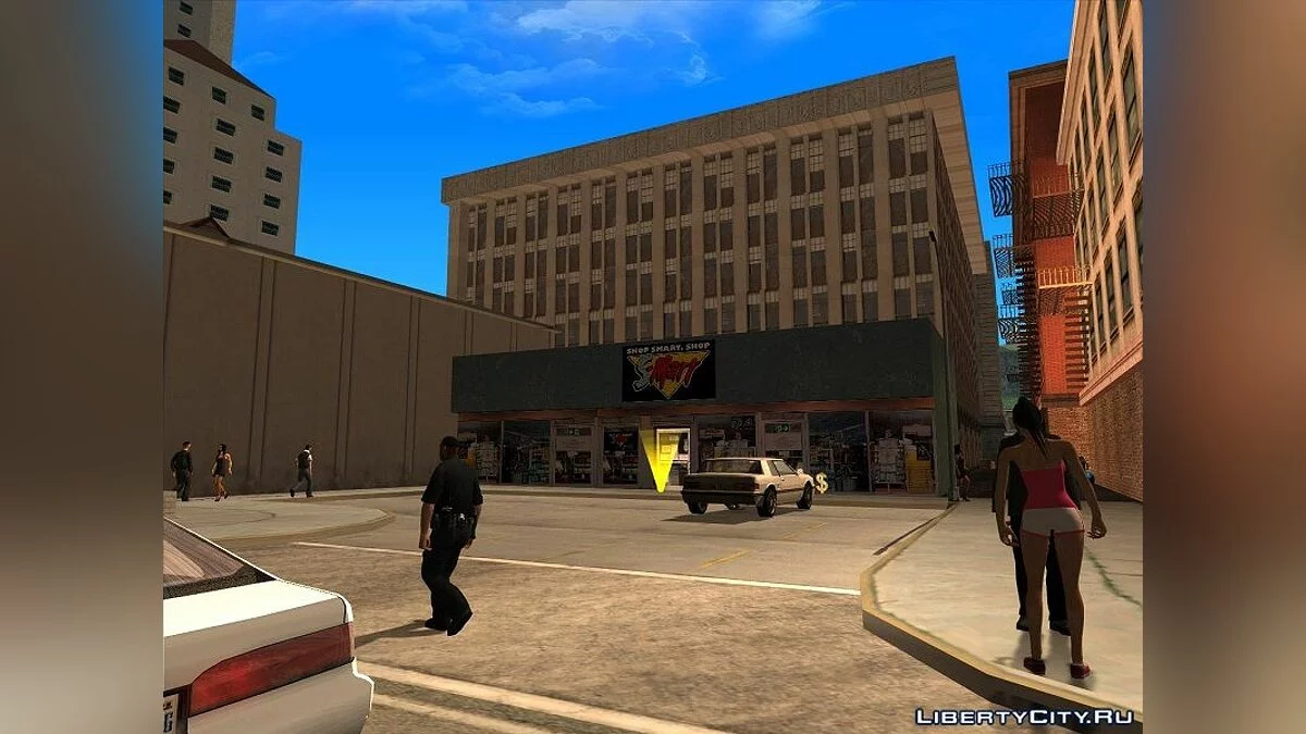 Nouvelles textures pour le supermarché / GTA San Andreas