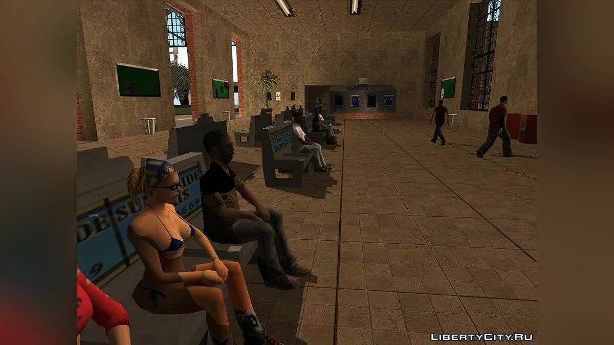Novos Textures para a Estação em San Fierro / GTA San Andreas
