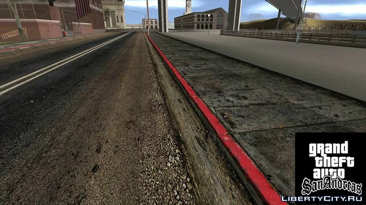 Текстури доріг для Сан-Фіерро з GTA 5 / GTA San Andreas