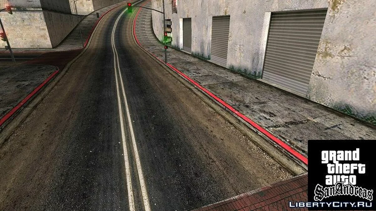 Текстури доріг для Сан-Фіерро з GTA 5 / GTA San Andreas
