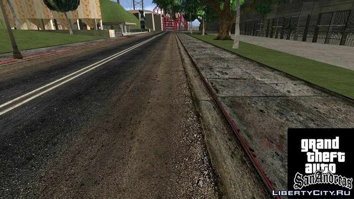 Текстури доріг для Сан-Фіерро з GTA 5 / GTA San Andreas