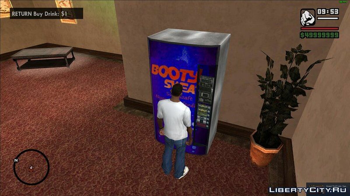 Download Booty Sweat vending machines - energy drink for GTA San Andreas