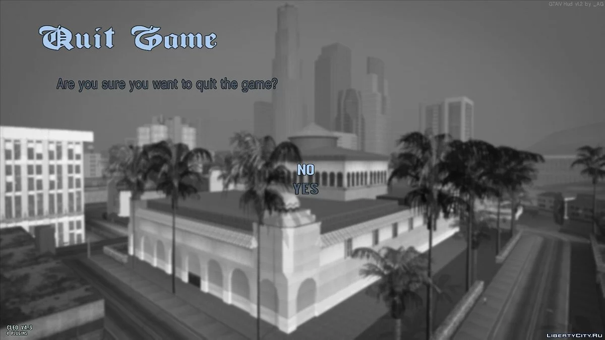 全高清菜单【单色风格】 / GTA San Andreas