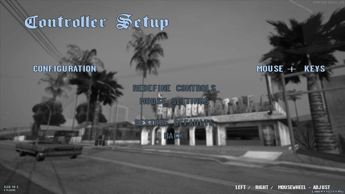 全高清菜单【单色风格】 / GTA San Andreas