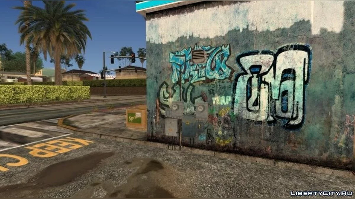 Новая заправка в Idlewood / GTA San Andreas