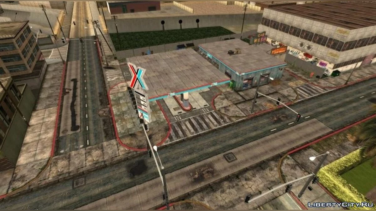 Новая заправка в Idlewood / GTA San Andreas