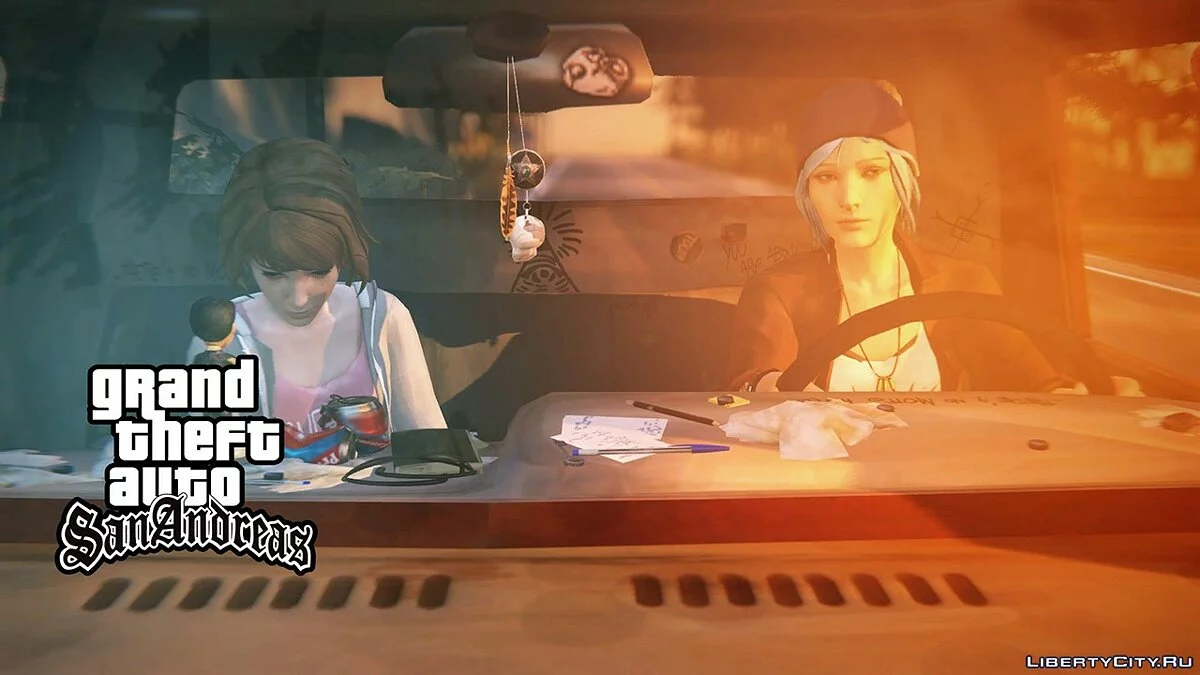Нові фони та завантажувальні екрани в стилі Life is Strange / GTA San Andreas