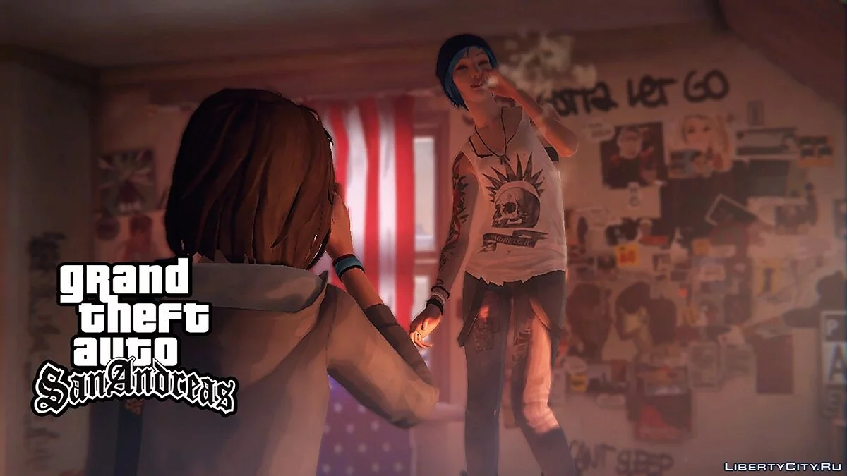 Нові фони та завантажувальні екрани в стилі Life is Strange / GTA San Andreas