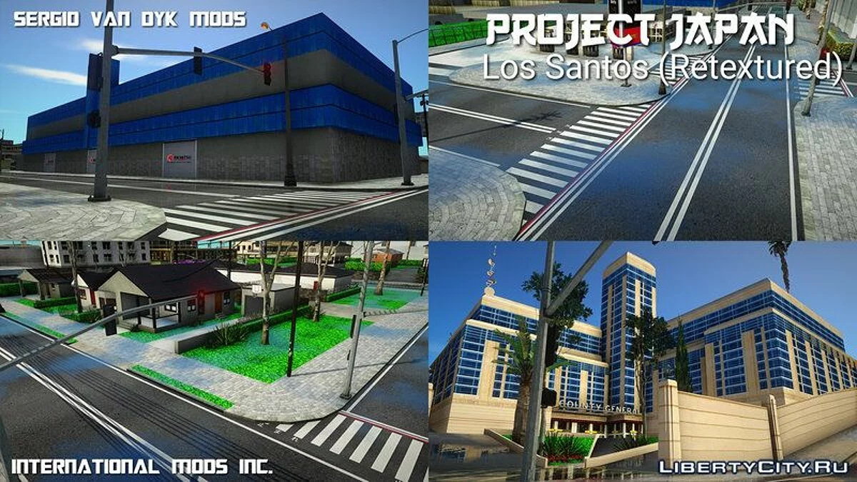 PROJECT JAPAN: Los Santos (Ретекстур) / GTA San Andreas