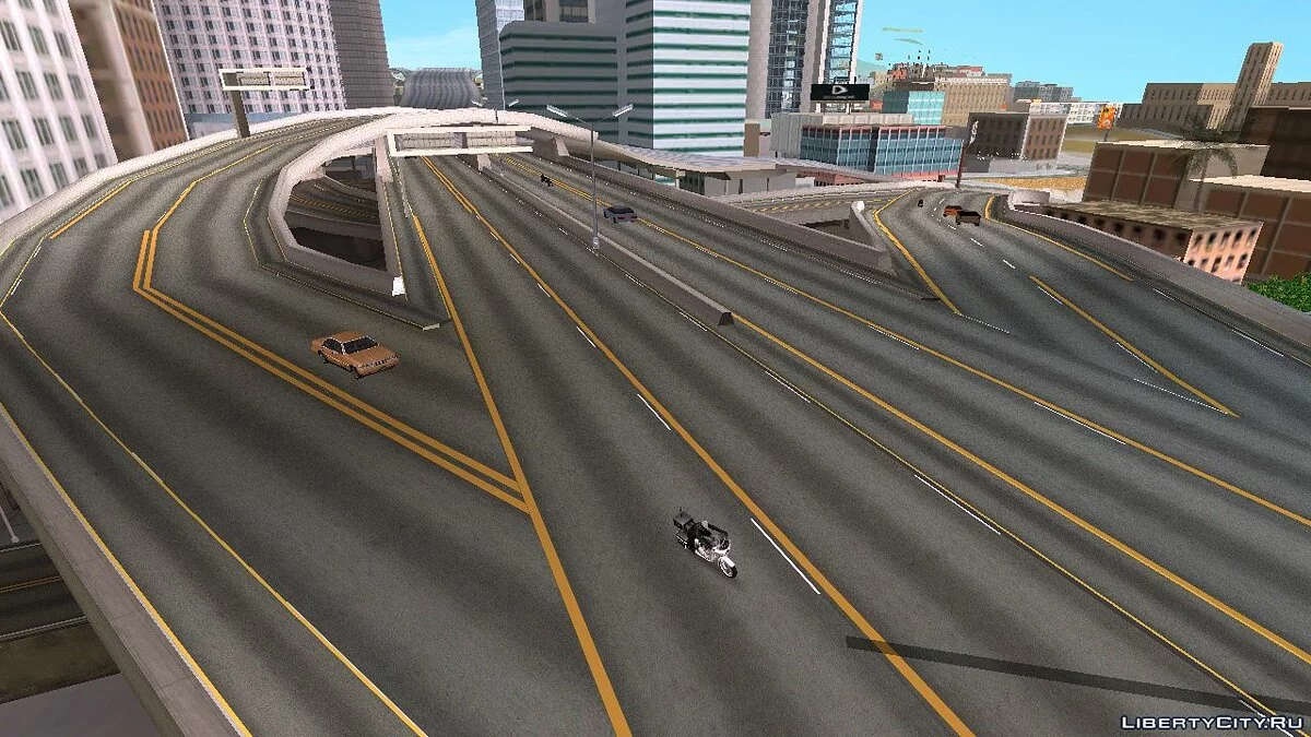 Carreteras como en EE. UU. / GTA San Andreas
