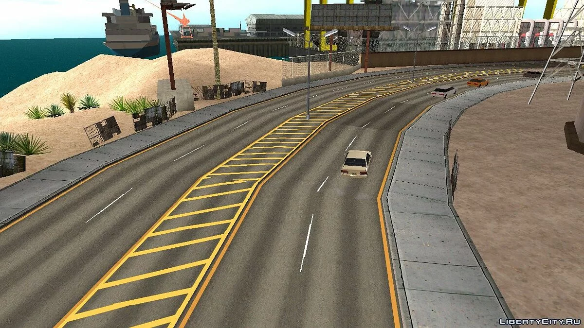 Carreteras como en EE. UU. / GTA San Andreas