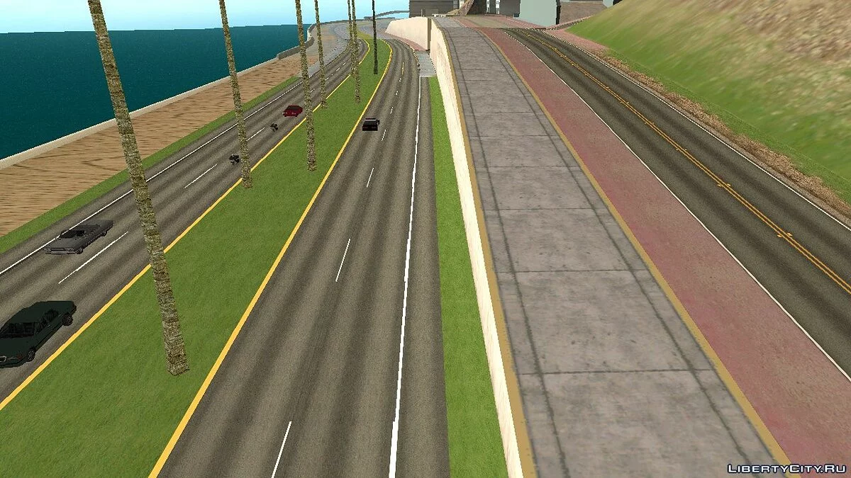 Carreteras como en EE. UU. / GTA San Andreas