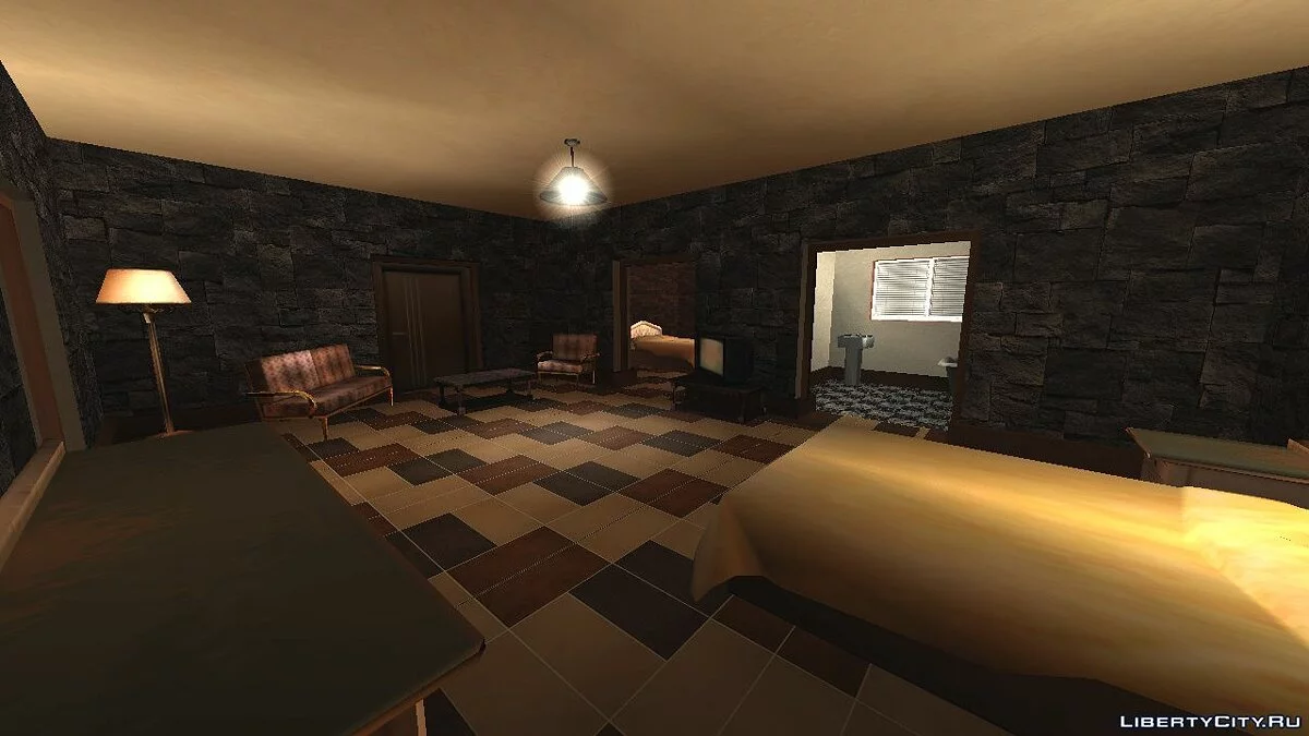 Interior renovado del Motel Jefferson / GTA San Andreas