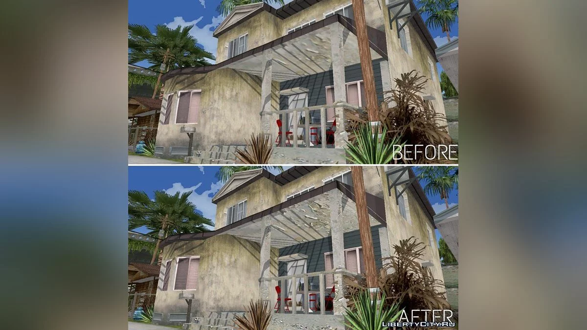 Texturas Mejoradas de la Casa de CJ / GTA San Andreas