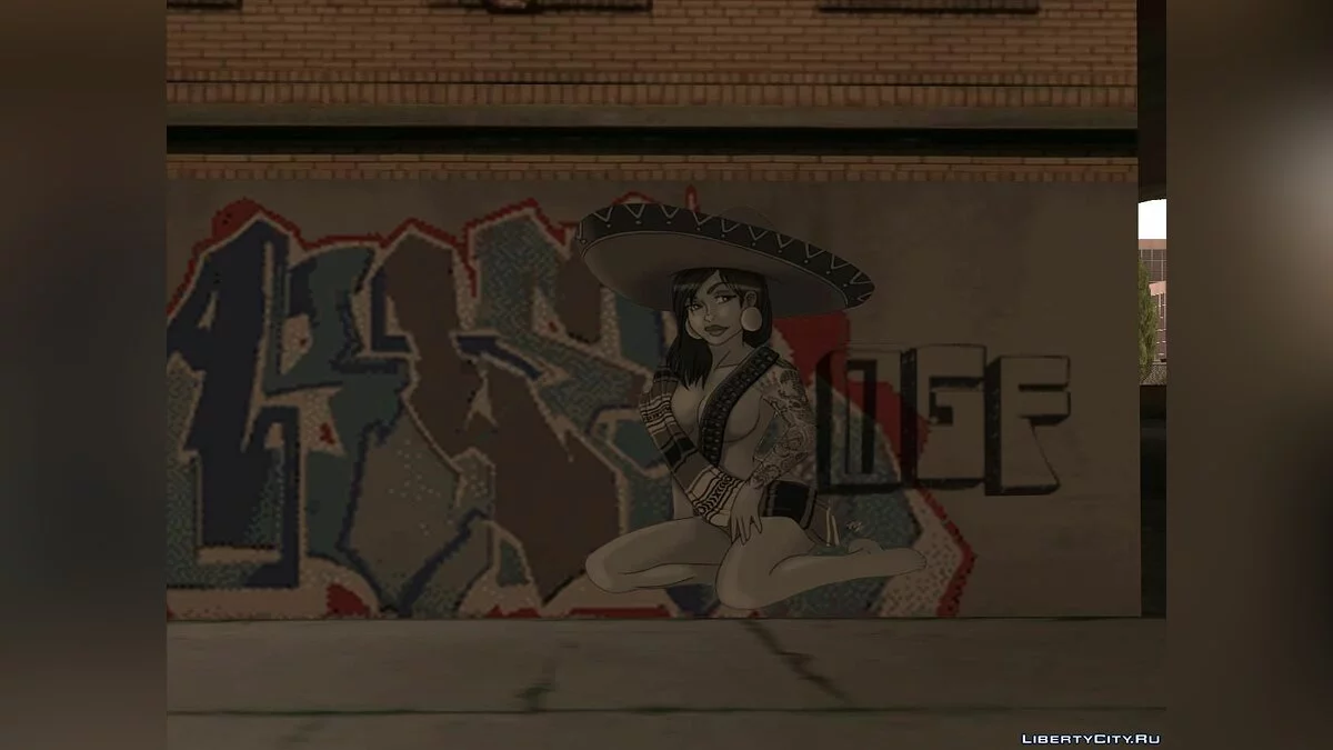 Graffiti - Gangster Mädchen / GTA San Andreas