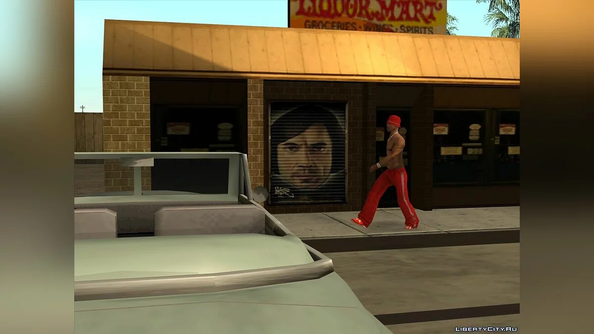 Graffiti - Portrait of Anton Chigurh / GTA San Andreas