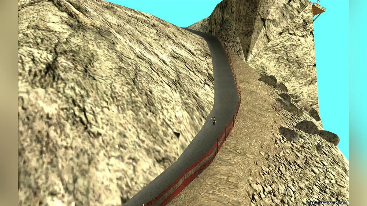 Paved Road on Mount Chiliad / GTA San Andreas