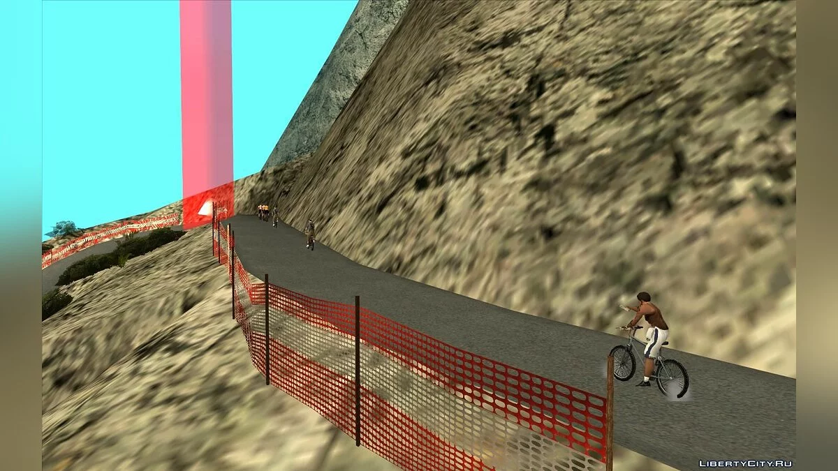 Paved Road on Mount Chiliad / GTA San Andreas
