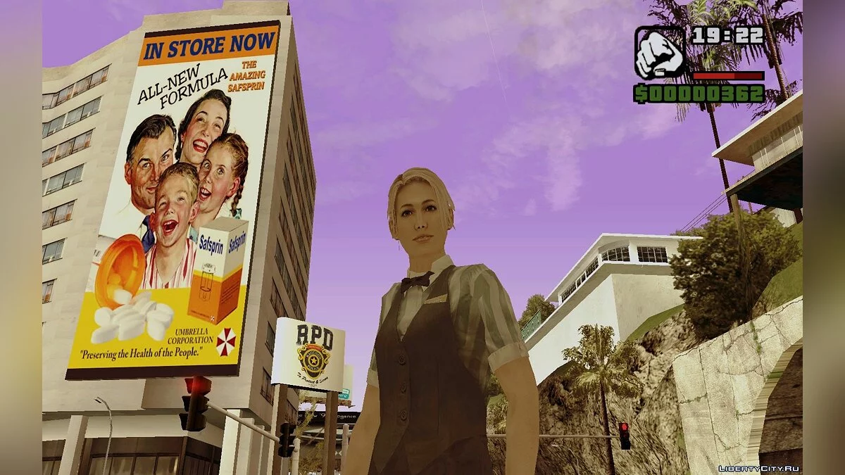 Resident Evil Billboards / GTA San Andreas