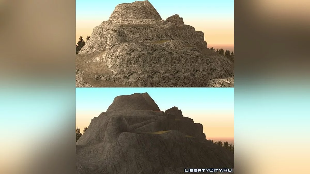 New Textures for Mount Chiliad / GTA San Andreas