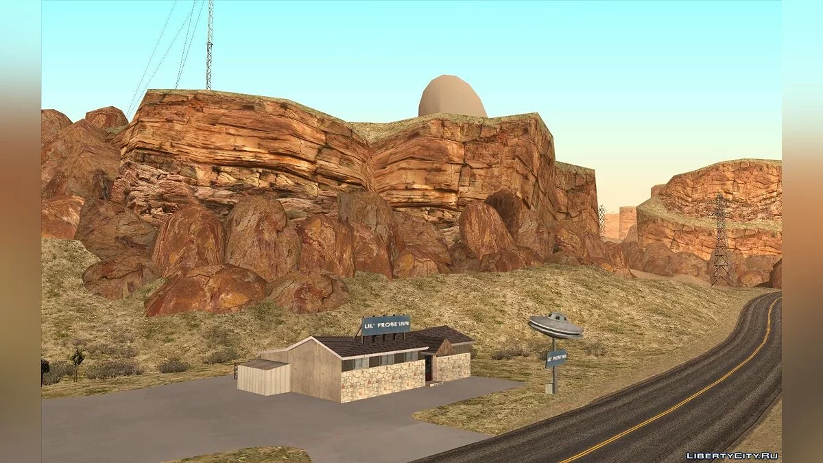 Новые текстуры пустыни и ее окрестностей / GTA San Andreas