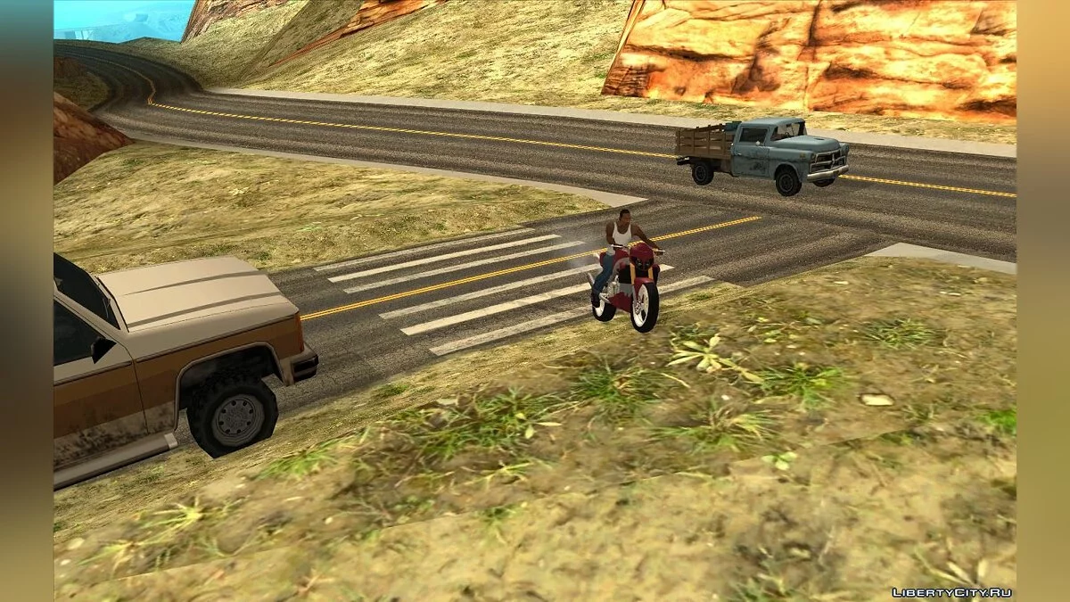 Новые текстуры пустыни и ее окрестностей / GTA San Andreas