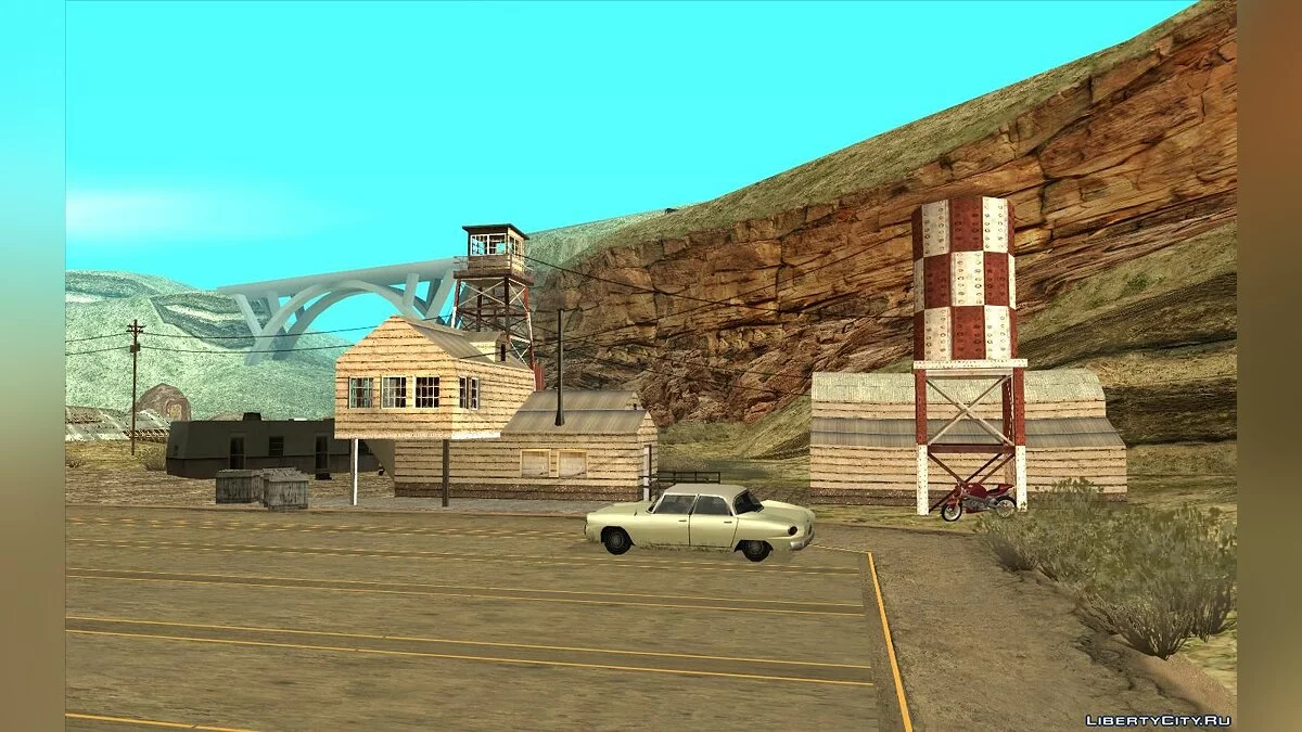 Новые текстуры пустыни и ее окрестностей / GTA San Andreas