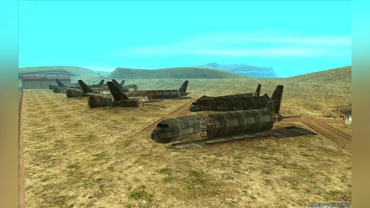 Новые текстуры пустыни и ее окрестностей / GTA San Andreas