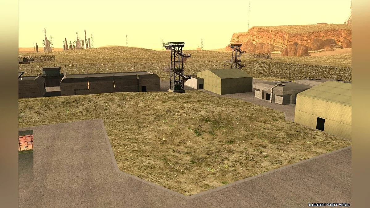 Новые текстуры пустыни и ее окрестностей / GTA San Andreas