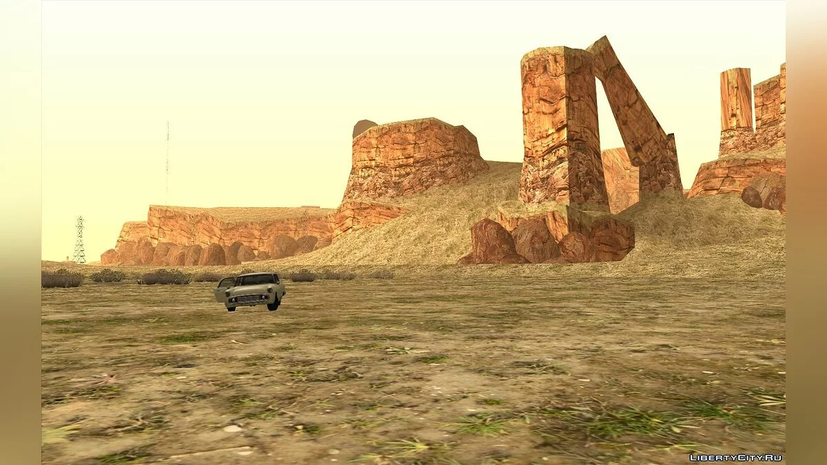 Новые текстуры пустыни и ее окрестностей / GTA San Andreas