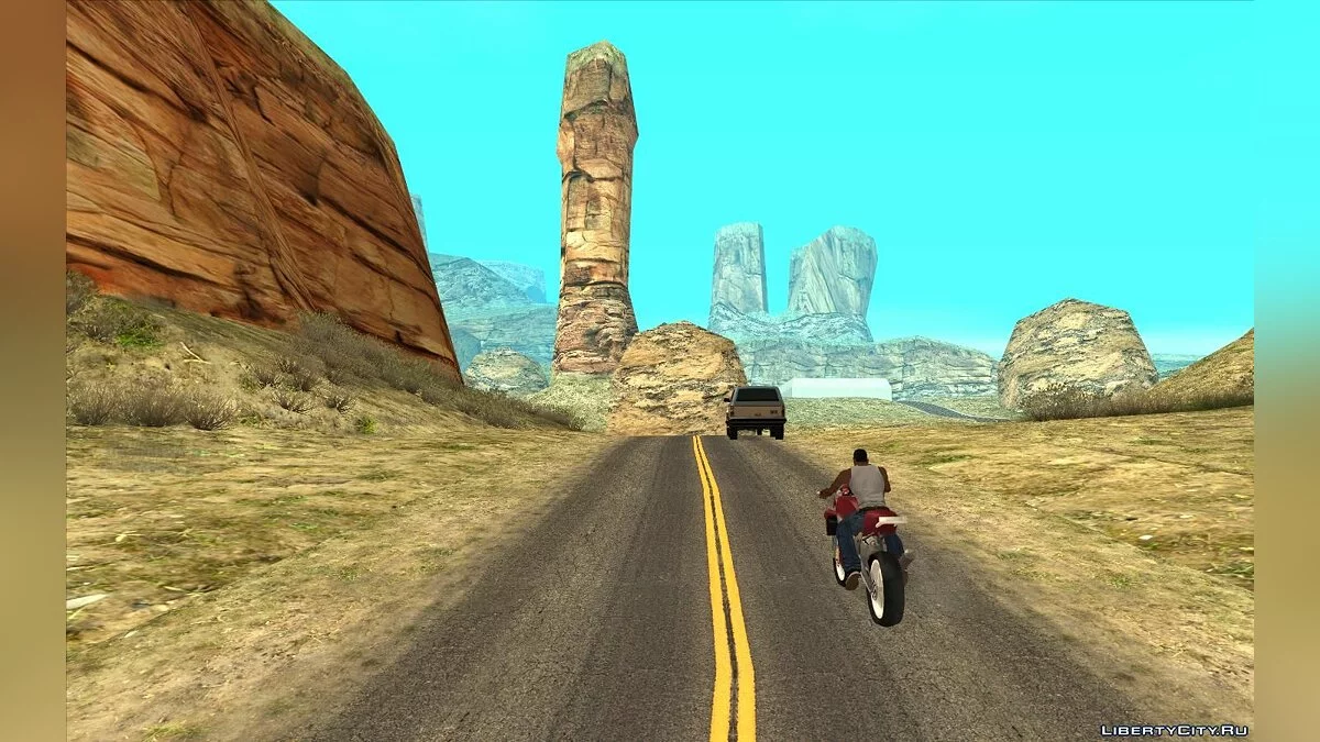 Новые текстуры пустыни и ее окрестностей / GTA San Andreas