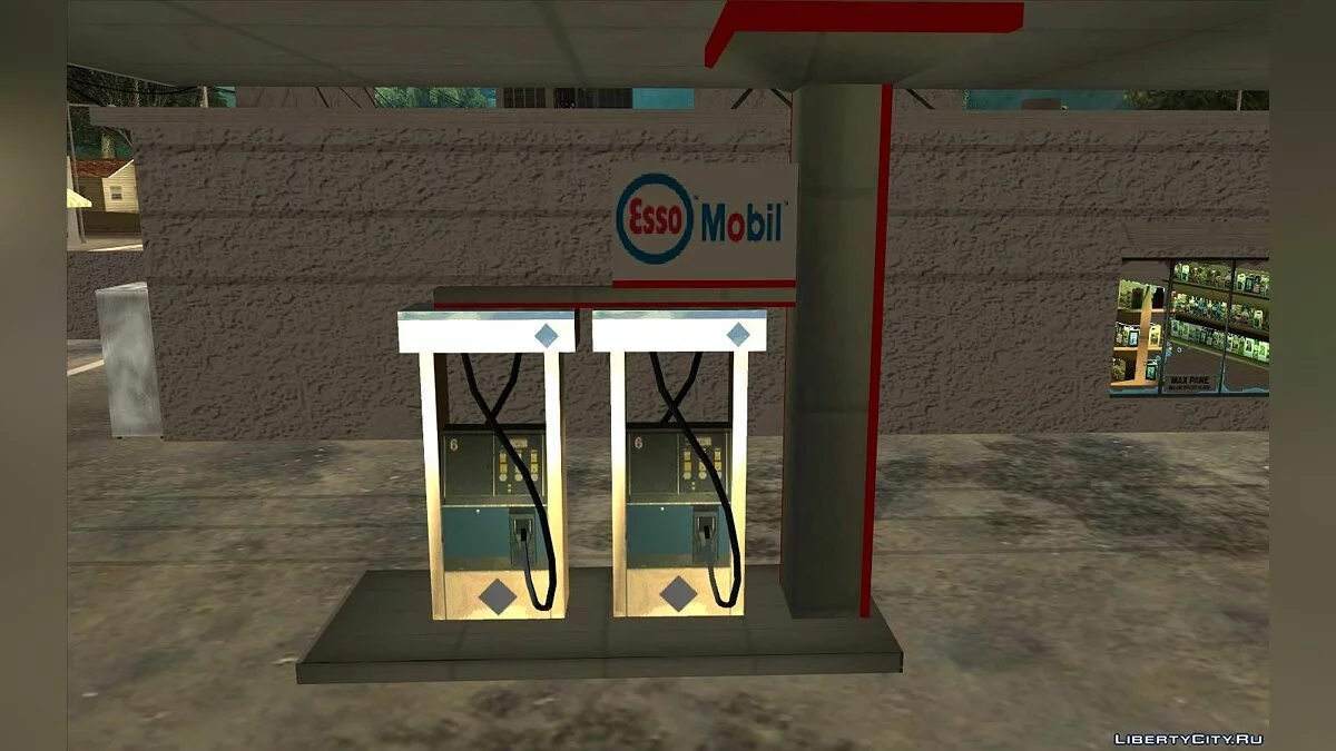Novas texturas de posto em Montgomery / GTA San Andreas