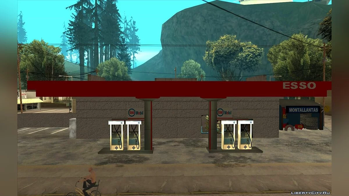 Novas texturas de posto em Montgomery / GTA San Andreas