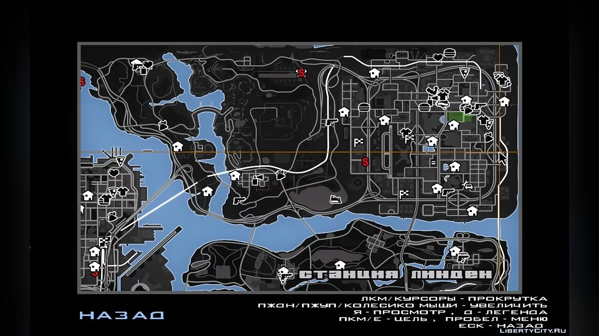 Radar and Map in Radar Map Style / GTA San Andreas