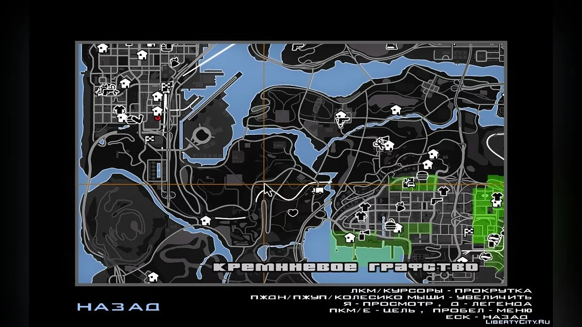 Radar and Map in Radar Map Style / GTA San Andreas