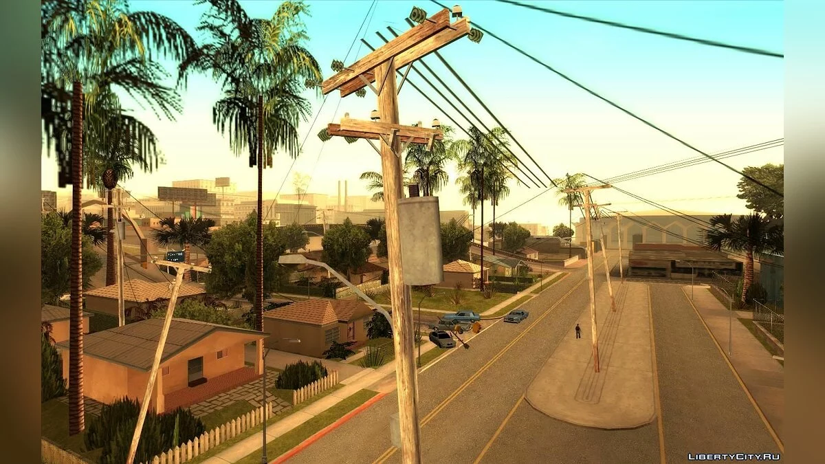Бразильські дерев'яні стовпи (HD) / GTA San Andreas